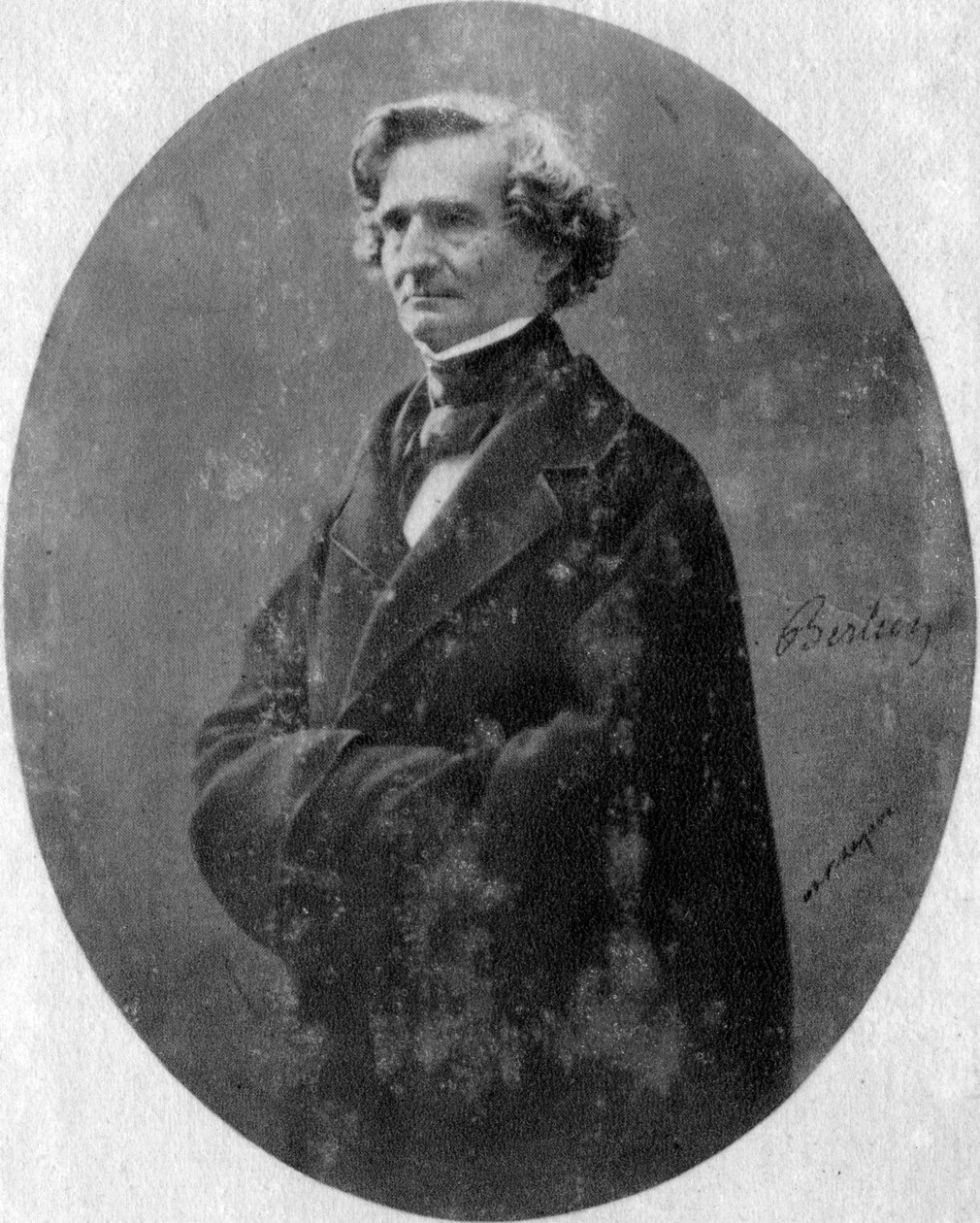 हेक्टर बर्लिओज़, फ्रेंच रोमांटिक संगीतकार, c1845-1869 द्वारा अज्ञात