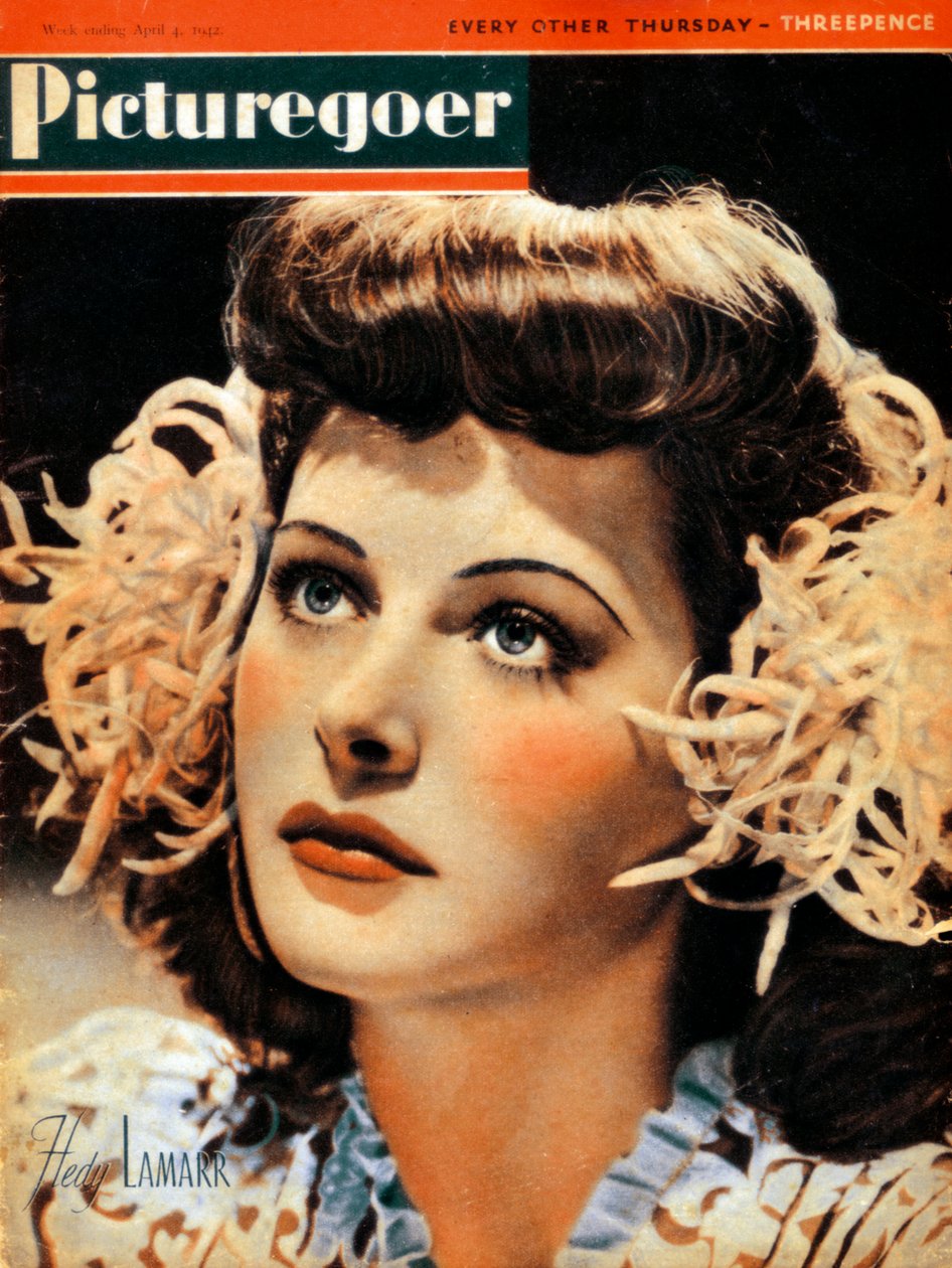 Hedy Lamarr 1914-2000, ऑस्ट्रियाई मूल की अमेरिकी अभिनेत्री, 1942 द्वारा अज्ञात