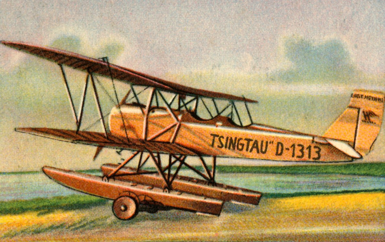 विंकेल एचडी 24 डब्ल्यू तिंगताऊ सीप्लेन, 1920, 1932। द्वारा अज्ञात