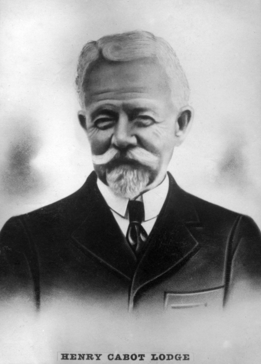 हेनरी कैबोट स्लिम लॉज 1850-1924, अमेरिकी रिपब्लिकन सीनेटर और इतिहासकार, c1910 द्वारा अज्ञात