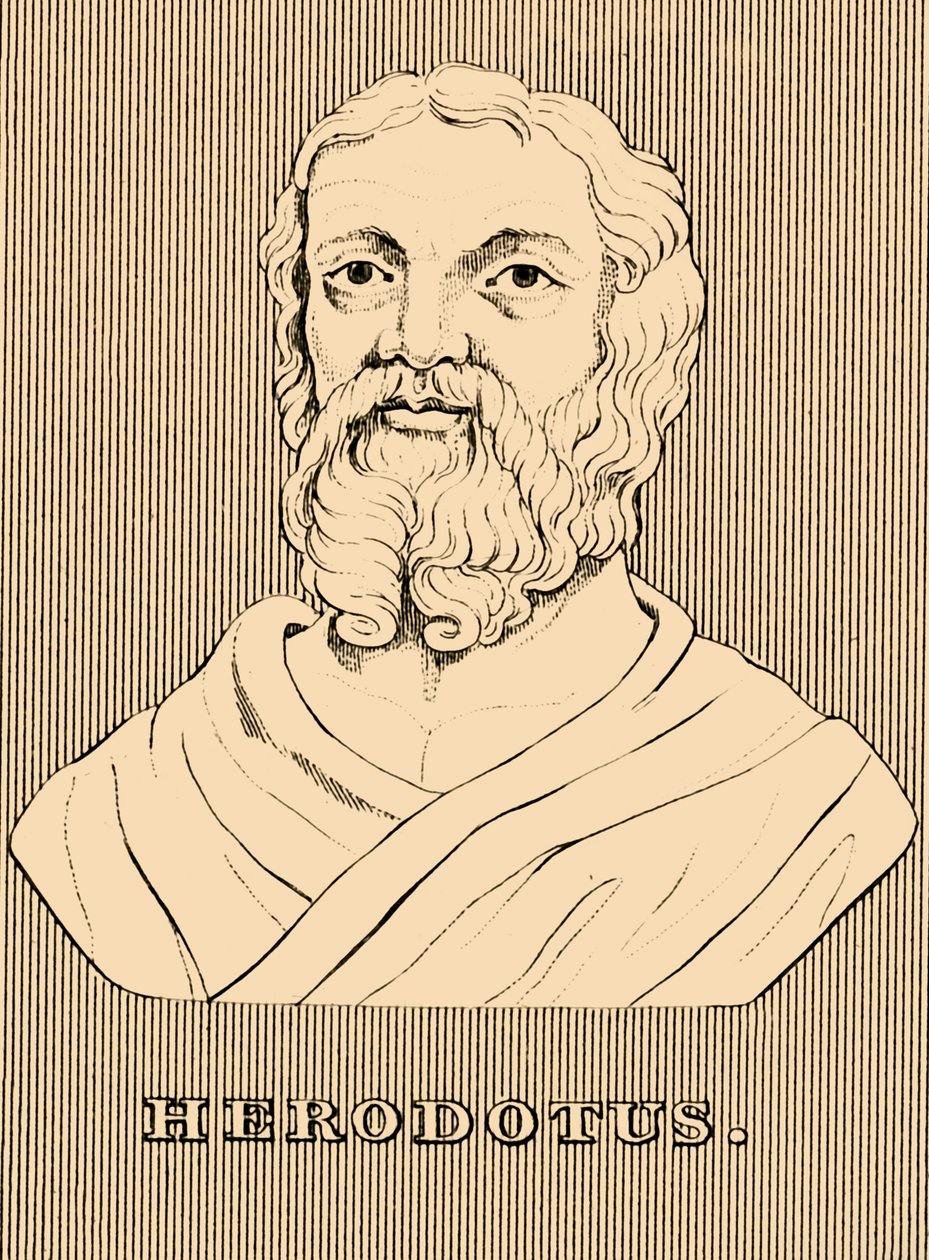 हेरोडोटस, c484-c425 ईसा पूर्व, 1830। द्वारा अज्ञात
