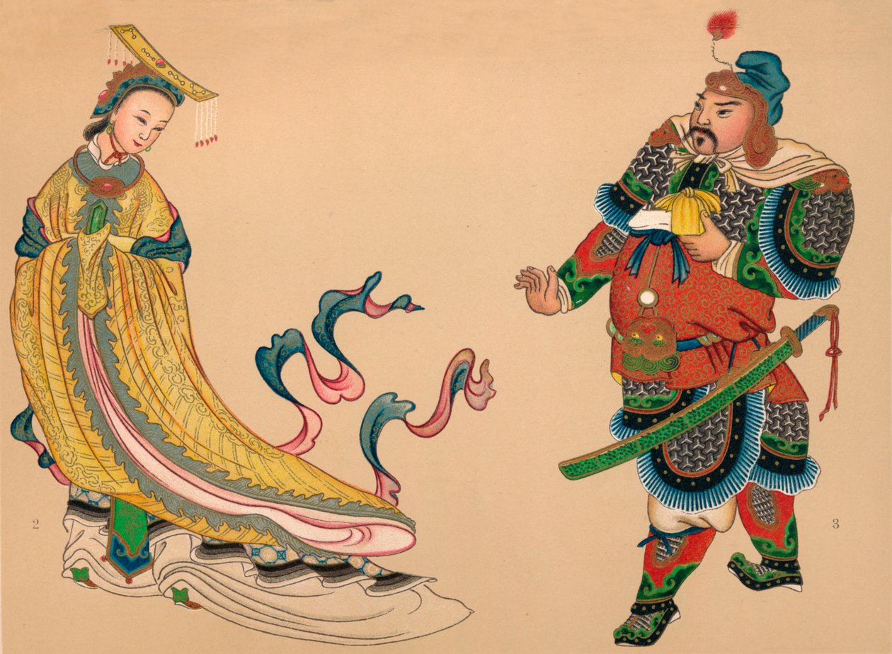 चीनी इतिहास के नायक और नायिका, c1903, 1904 द्वारा अज्ञात