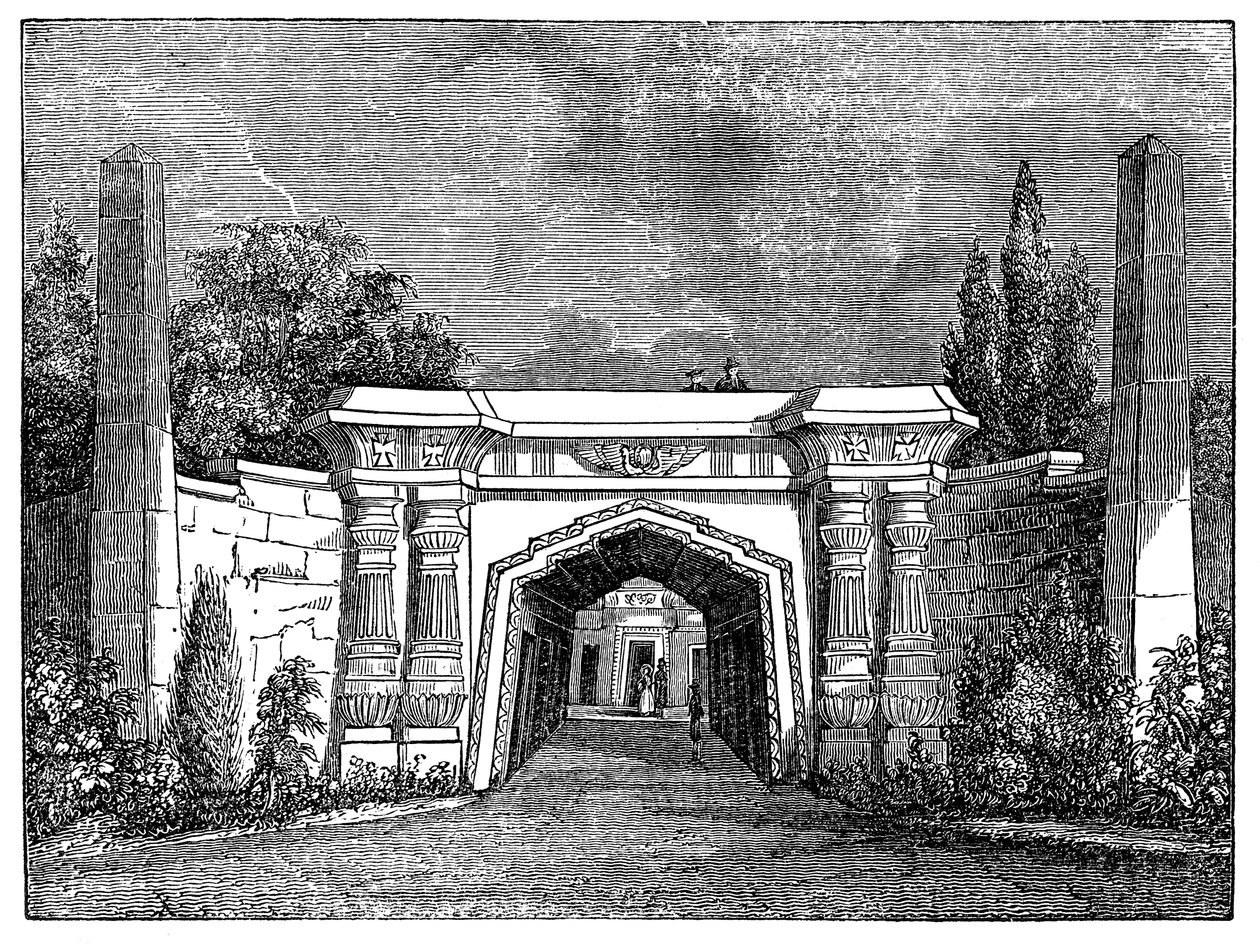 हाईगेट कब्रिस्तान, लंदन, 1838 द्वारा अज्ञात