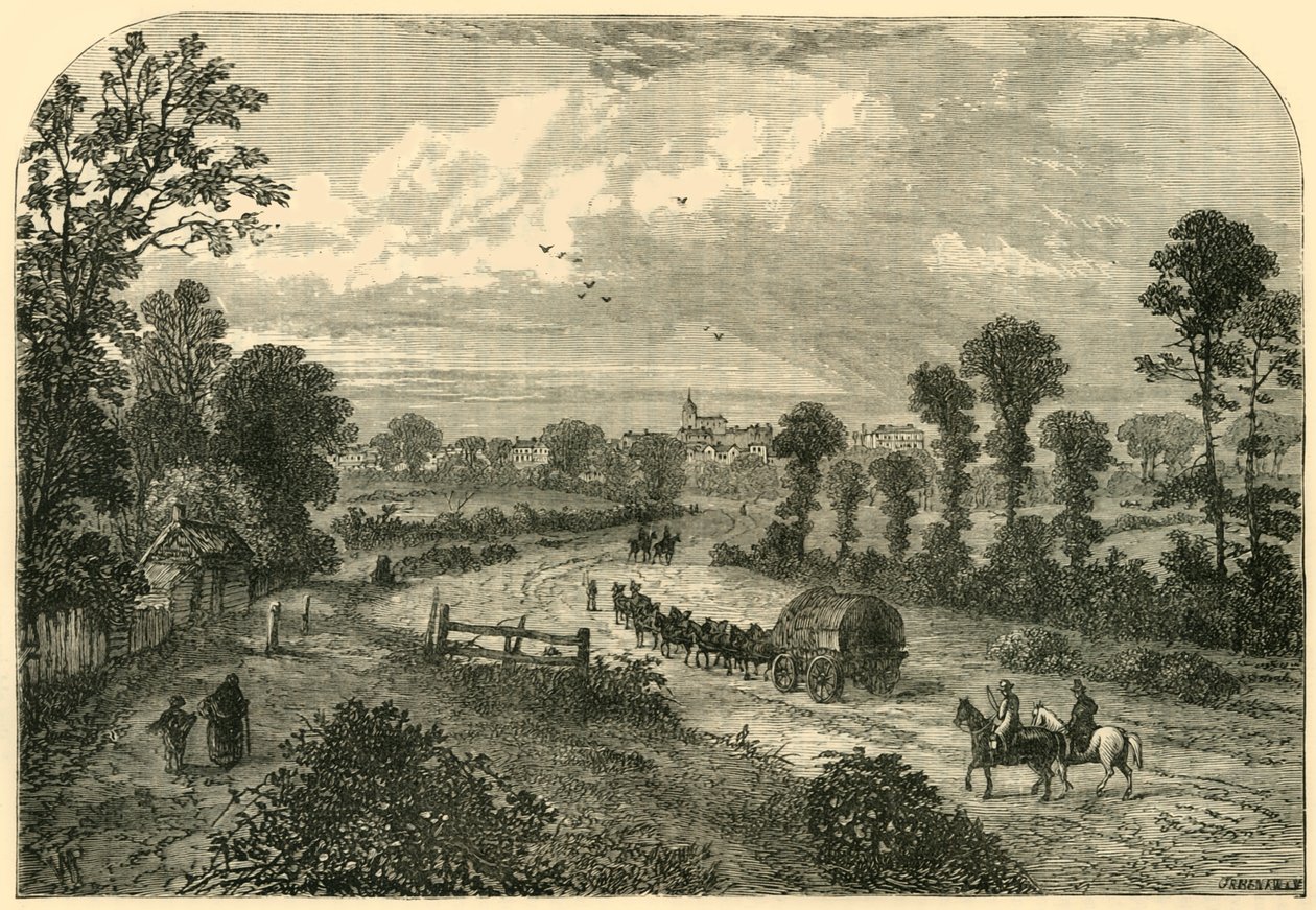हाईगेट, ऊपरी होलोवे से, c1876। द्वारा अज्ञात