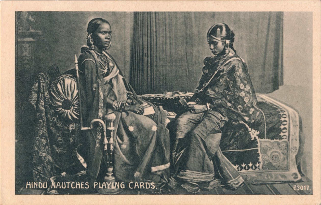 हिंदू नौच प्लेइंग कार्ड्स, c1910 द्वारा अज्ञात