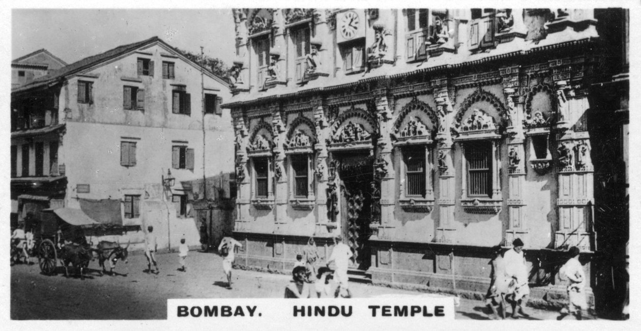 हिंदू मंदिर, बॉम्बे, भारत, c1925 द्वारा अज्ञात