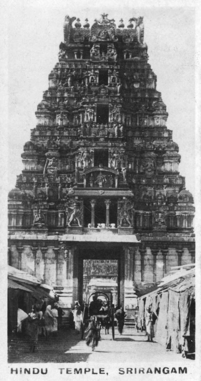 हिंदू मंदिर, श्रीरंगम, भारत, c1925 द्वारा अज्ञात