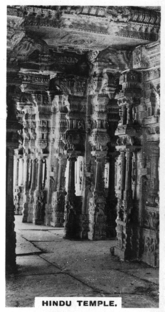 हिंदू मंदिर, विजयनगर, भारत, c1925 द्वारा अज्ञात