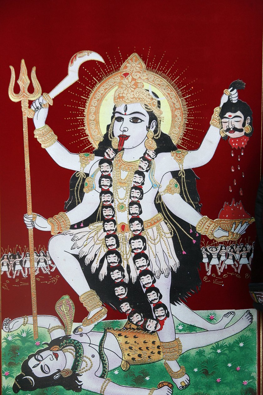 हिंदू देवी काली, काठमांडू, नेपाल द्वारा अज्ञात
