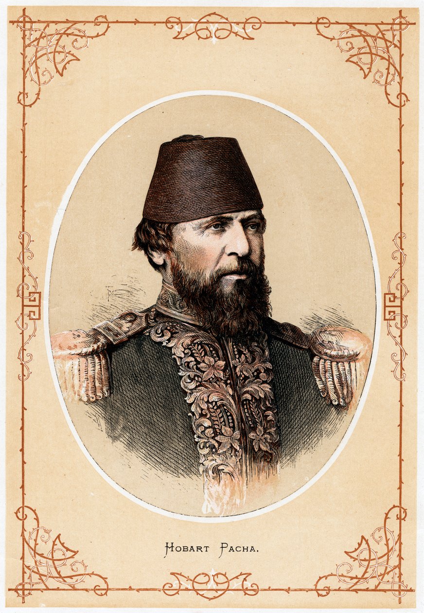 होबार्ट पाचा, अंग्रेजी नौसेना अधिकारी और तुर्की के नौसेना सलाहकार, c1880 द्वारा अज्ञात
