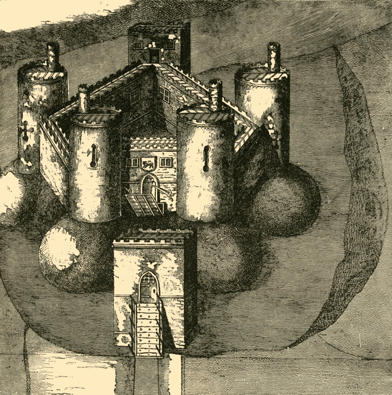 होल्ट कैसल, 1610, 1898 में। द्वारा अज्ञात