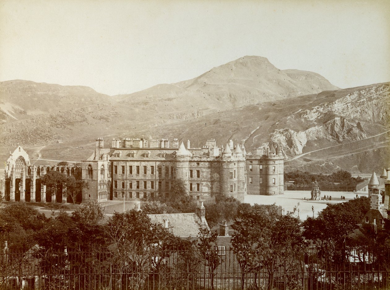 होलीरोड पैलेस, एडिनबर्ग, स्कॉटलैंड, 1887 द्वारा अज्ञात
