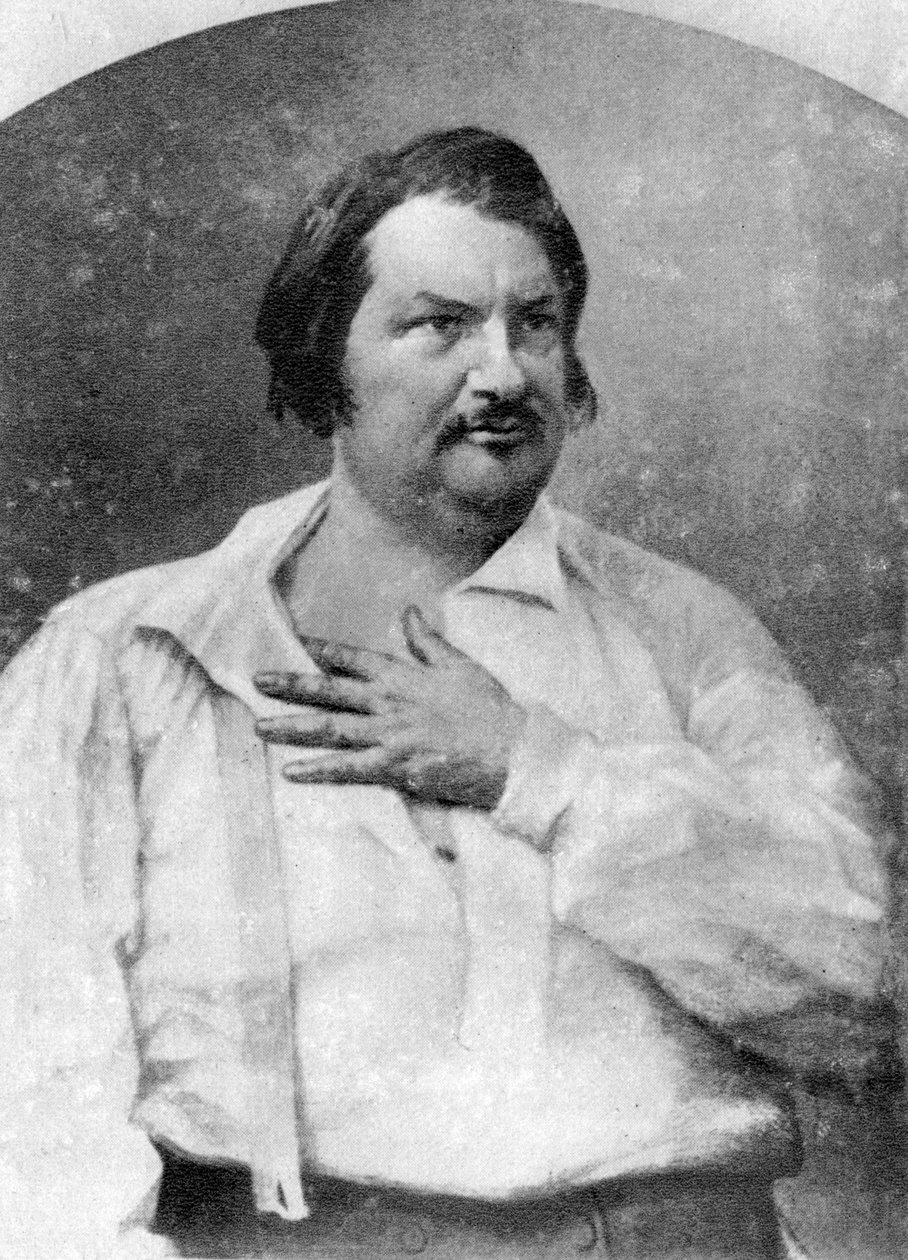 होनोर डी बाल्ज़ैक, फ्रांसीसी उपन्यासकार, c1845-1890 द्वारा अज्ञात