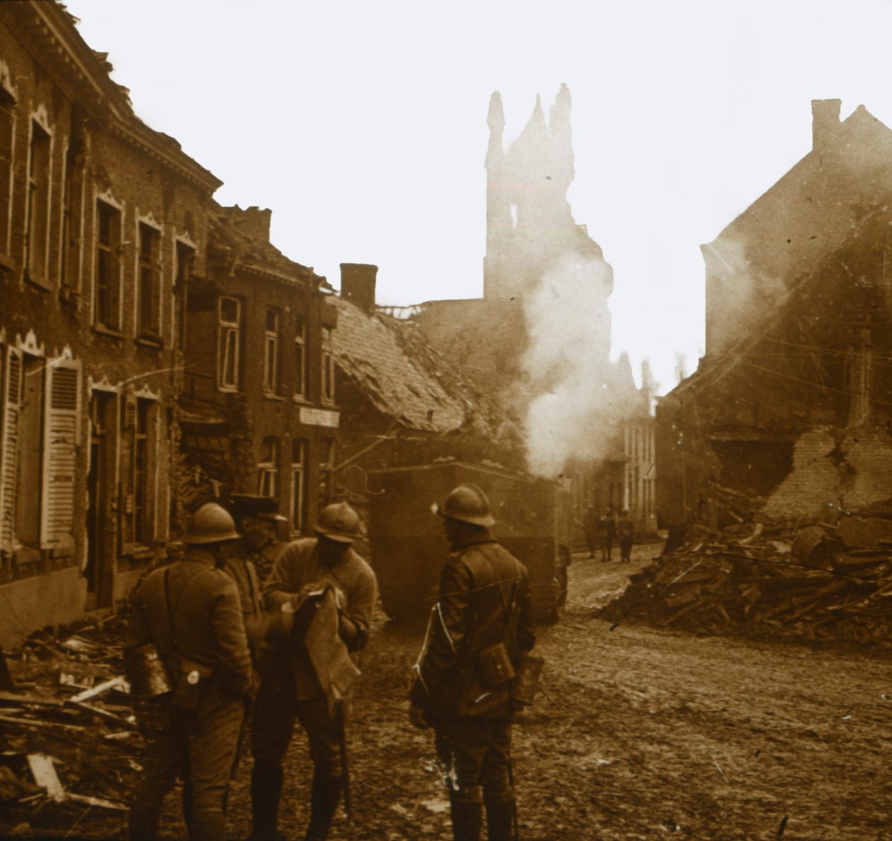 हुगलेड, फ़्लैंडर्स, बेल्जियम, 1918 द्वारा अज्ञात