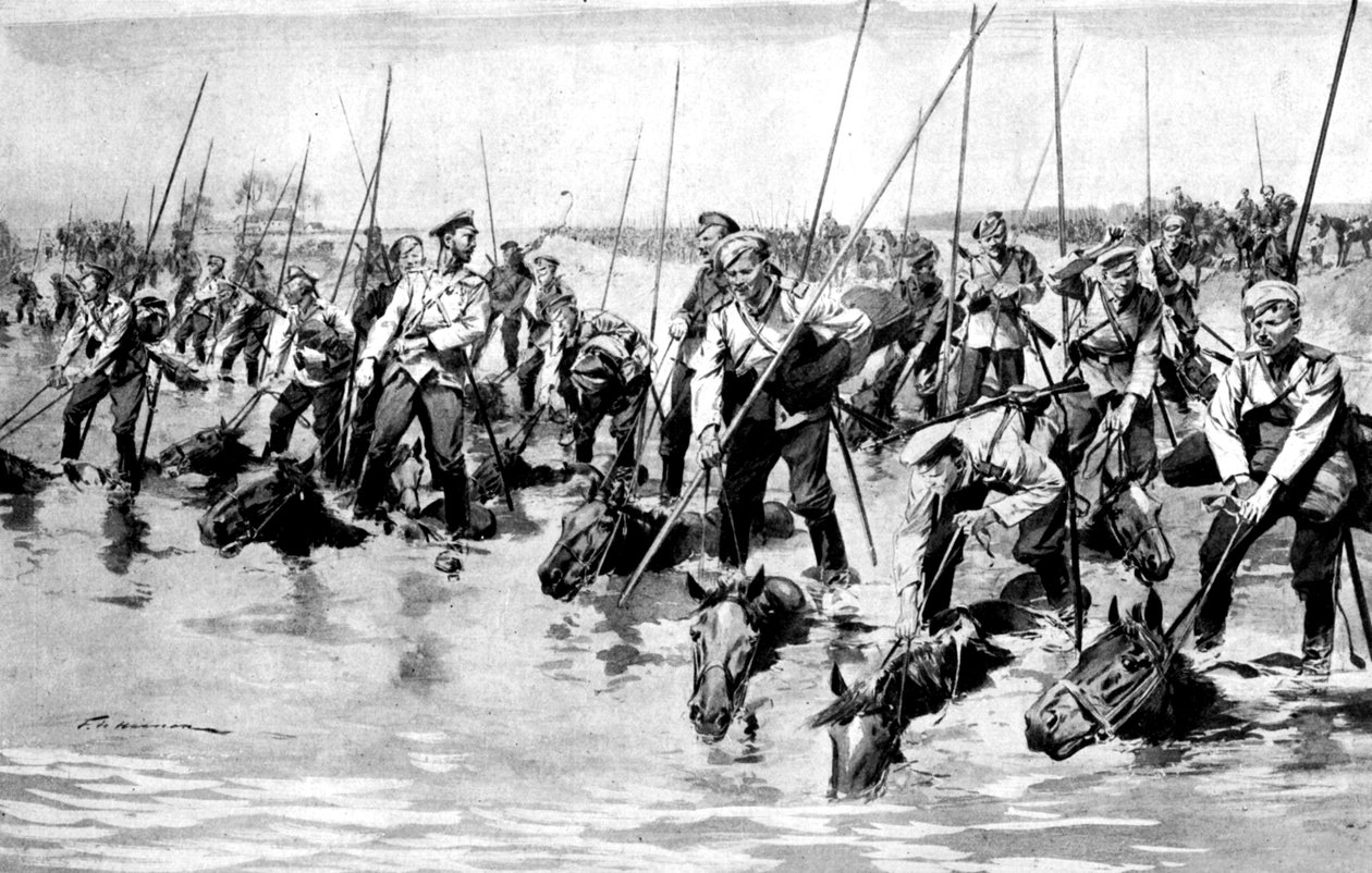 हॉर्समैनशिप ऑफ़ द कॉसैक्स, प्रथम विश्व युद्ध, 1914 द्वारा अज्ञात