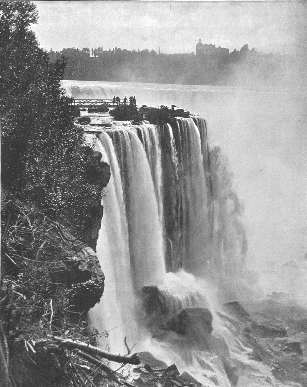 हॉर्सशू फॉल्स, नियाग्रा, उत्तरी अमेरिका, c1900। द्वारा अज्ञात