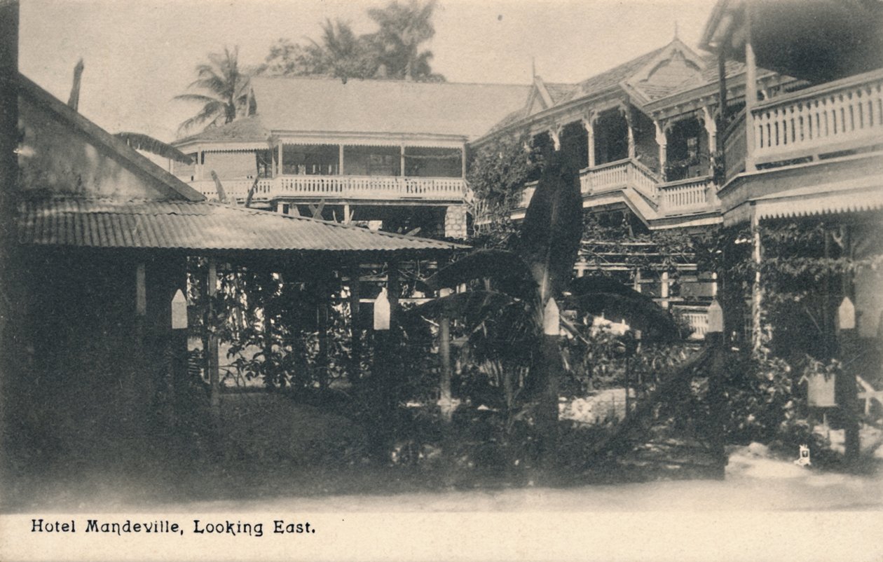 होटल मैंडविले, लुकिंग ईस्ट, जमैका, c1913। द्वारा अज्ञात