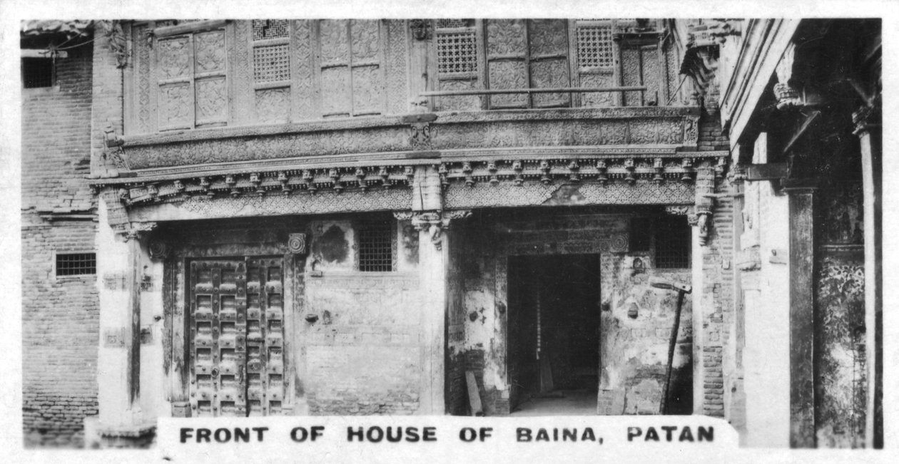 हाउस ऑफ बट, पाटन, भारत, c1925 द्वारा अज्ञात