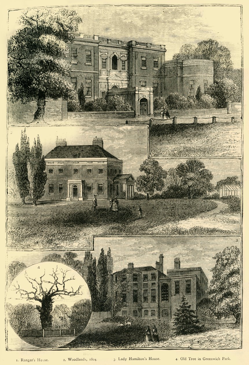 राउंड ग्रीनविच पार्क, c1878। द्वारा अज्ञात