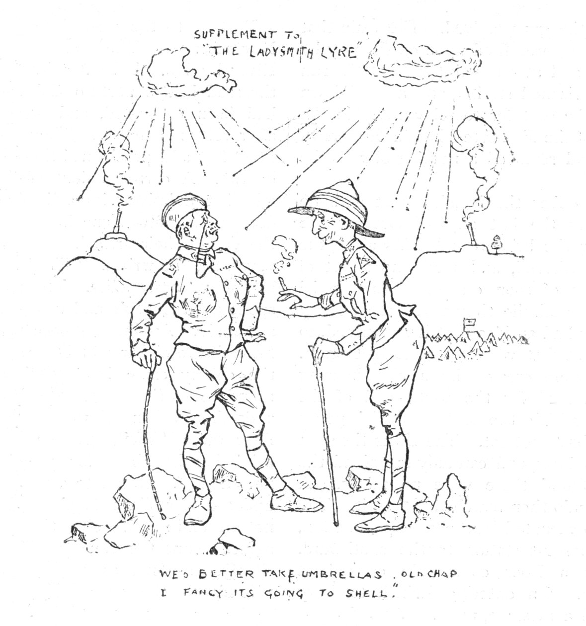 Humours of the घेराबंदी, 1902 द्वारा अज्ञात