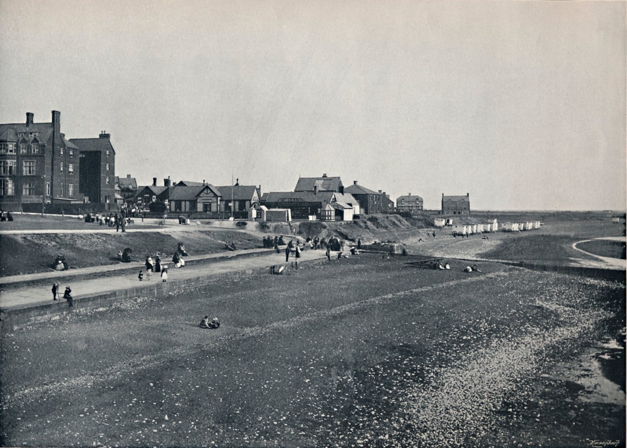 हन्स्टनटॉन - द फ्रंट एंड बीच, 1895 द्वारा अज्ञात