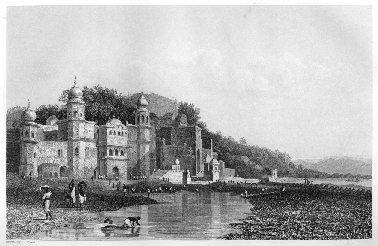 हिन्दु तीर्थ, भारत का एक स्थान, हरिद्वार, c1860 द्वारा अज्ञात
