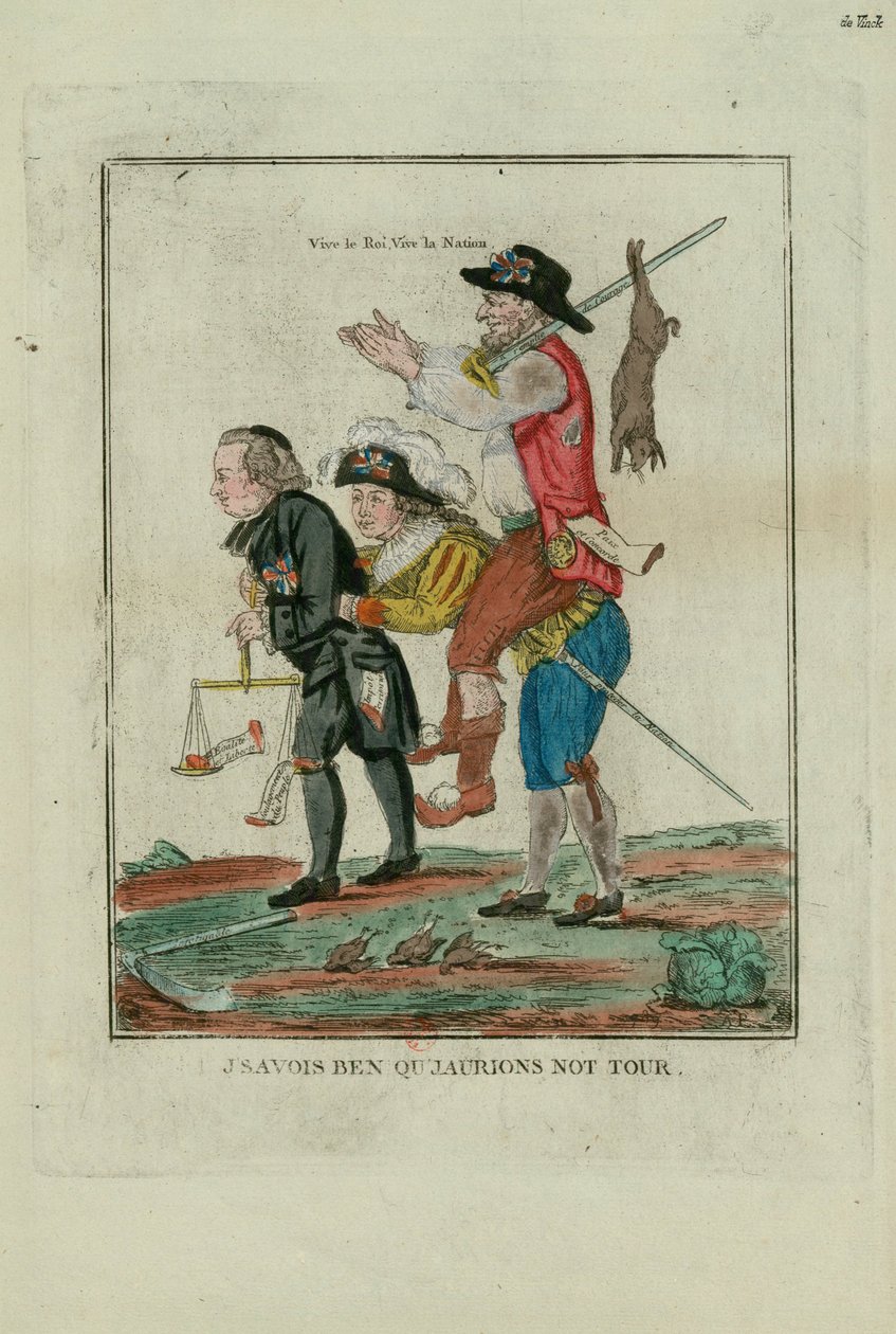 मुझे यकीन था कि हमारी बारी आएगी, 1789। द्वारा अज्ञात