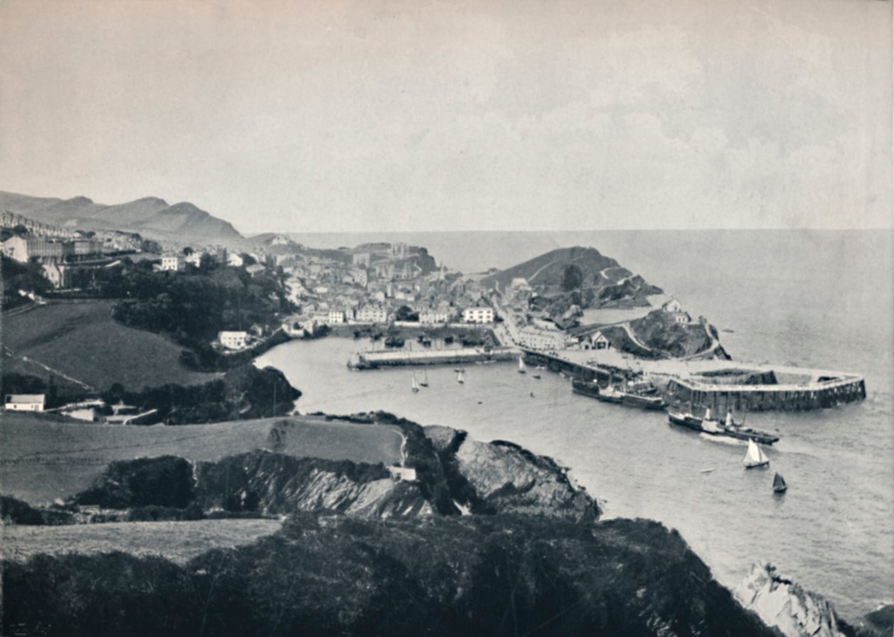इलफ्राकोम्ब - विशिष्ट दृश्य, दिखा रहा है बीहड़ तट, 1895 द्वारा अज्ञात