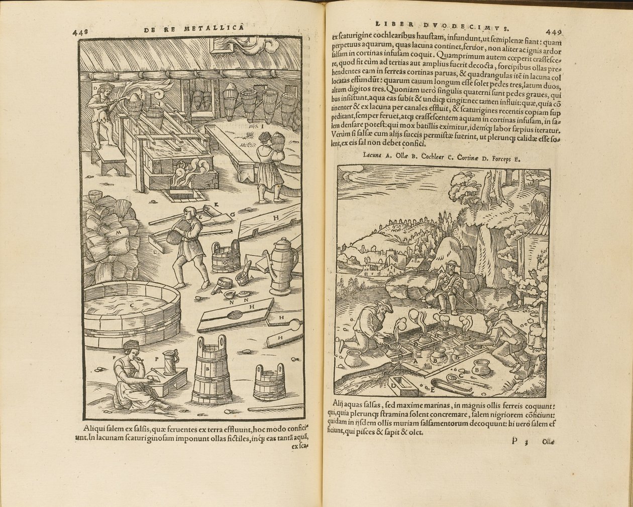 1556 में जार्जियस एग्रीकोला द्वारा डी री मेटालिका बुक्स XII से चित्रण द्वारा अज्ञात