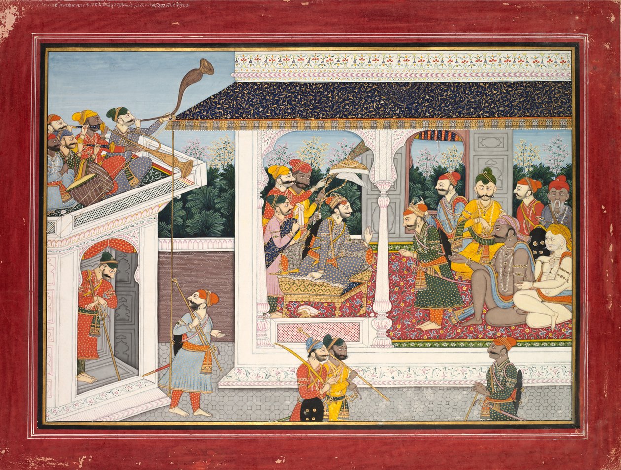 पुराण की दसवीं और ग्यारहवीं पुस्तक का चित्रण, सी। 1830। द्वारा अज्ञात
