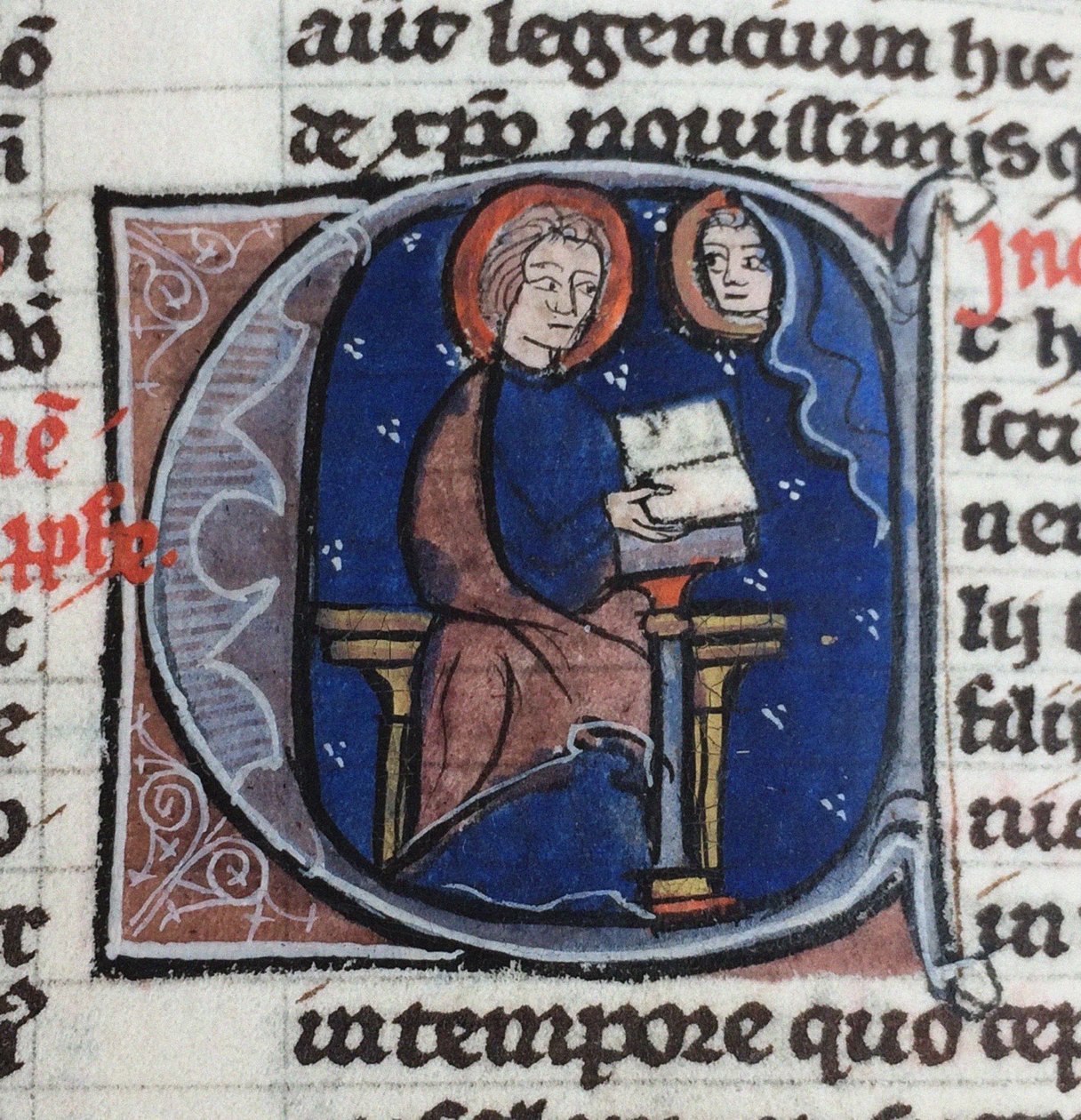 Im Abelard और Heloise के पत्र पढ़ रहे हैं। बाइबल की नैतिकता से, 13 वीं शताब्दी द्वारा अज्ञात