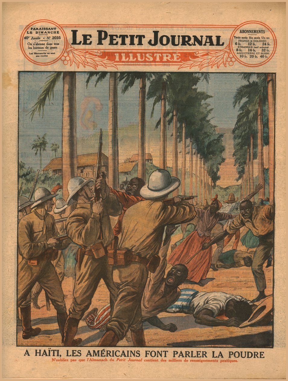 हैती में, अमेरिकियों ने बारूद को बात करने दिया, 1929। द्वारा अज्ञात