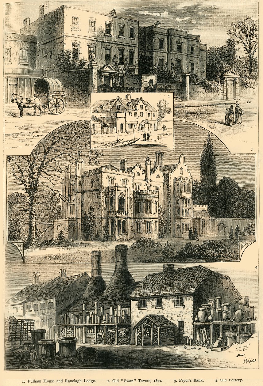 इन और आउट फुलहम, c1878। द्वारा अज्ञात