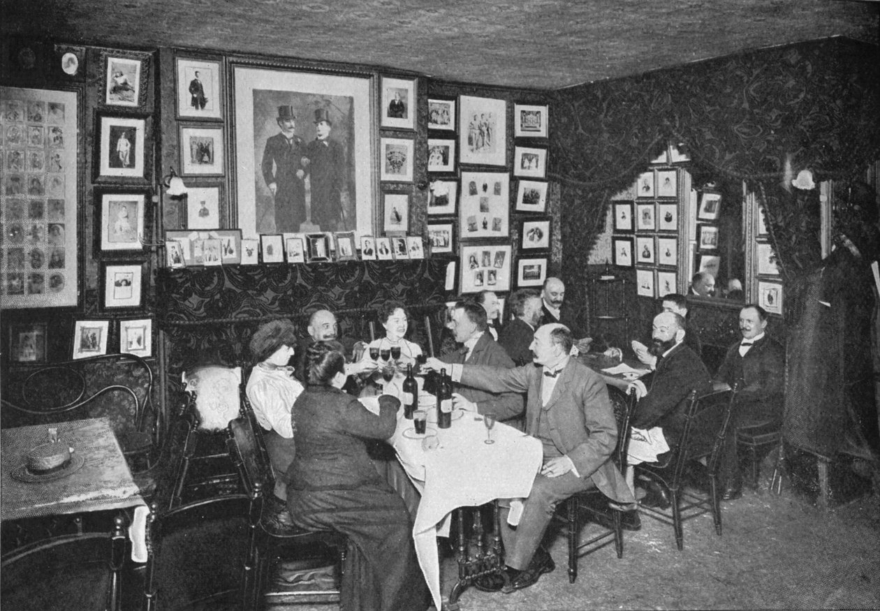आर्टिस्ट्स क्लब, लंदन में, c1901 1901 द्वारा अज्ञात