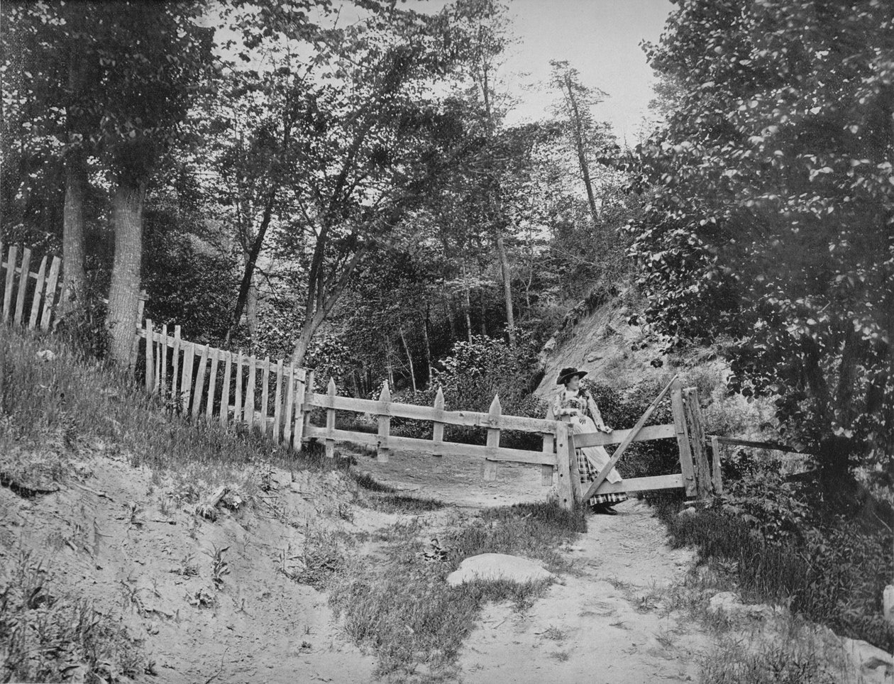 बर्कशायर हिल्स, मैसाचुसेट्स में, c1897। द्वारा अज्ञात