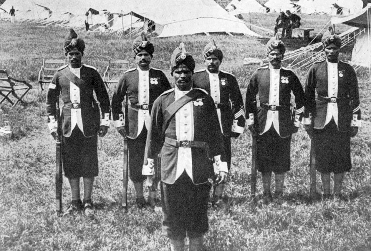 मोर्चे पर भारतीय सेना, प्रथम विश्व युद्ध, 1914-1918, c1920 द्वारा अज्ञात