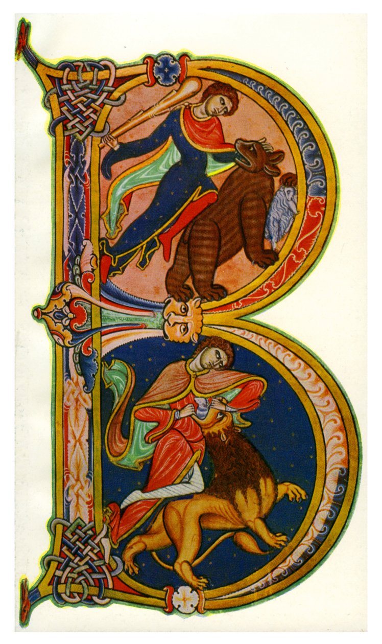 प्रारंभिक बी, बाइबिल, विनचेस्टर, c1160-1170, 1930 द्वारा अज्ञात