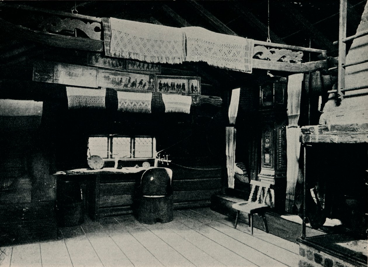 मोरा, स्केनसेन ओपन एयर संग्रहालय, स्टॉकहोम, 1925 से इंटीरियर द्वारा अज्ञात