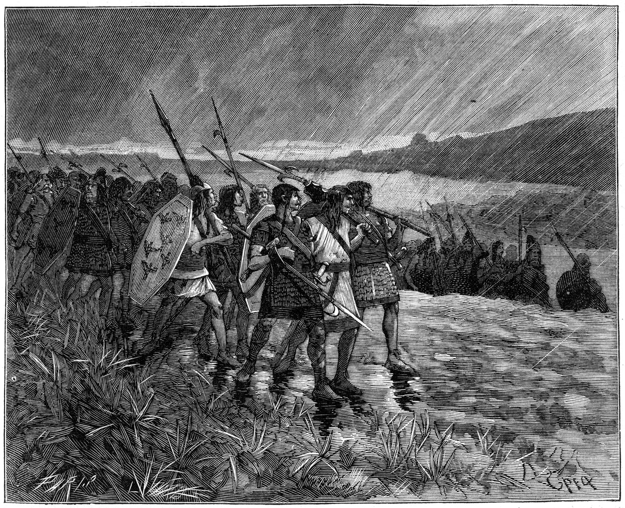 5 वीं शताब्दी 1882-1884 की शुरुआत में, एलन या विसिगोथ्स, गॉल पर आक्रमण द्वारा अज्ञात
