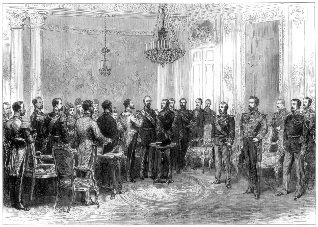 1875 के गोल्डन फ्लीस के स्पेनिश ऑर्डर के साथ मार्शल मैकमोहन का निवेश द्वारा अज्ञात