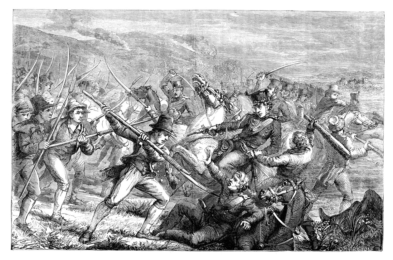 आयरिश विरोधी शीर्षक आंदोलन, कैरिकशॉक, 1831 c1895 द्वारा अज्ञात