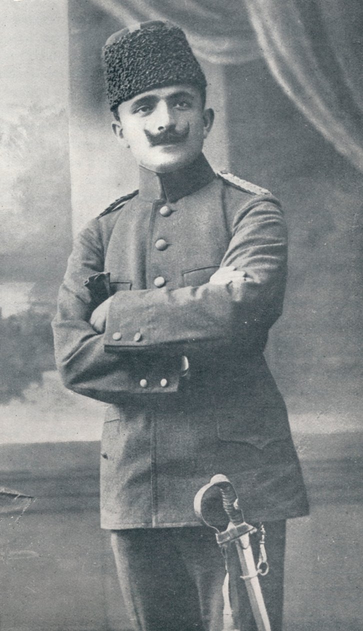 इस्माइल एनवर पाशा एनवर पाशा 1881-1922, तुर्क सैन्य अधिकारी, c1914 द्वारा अज्ञात