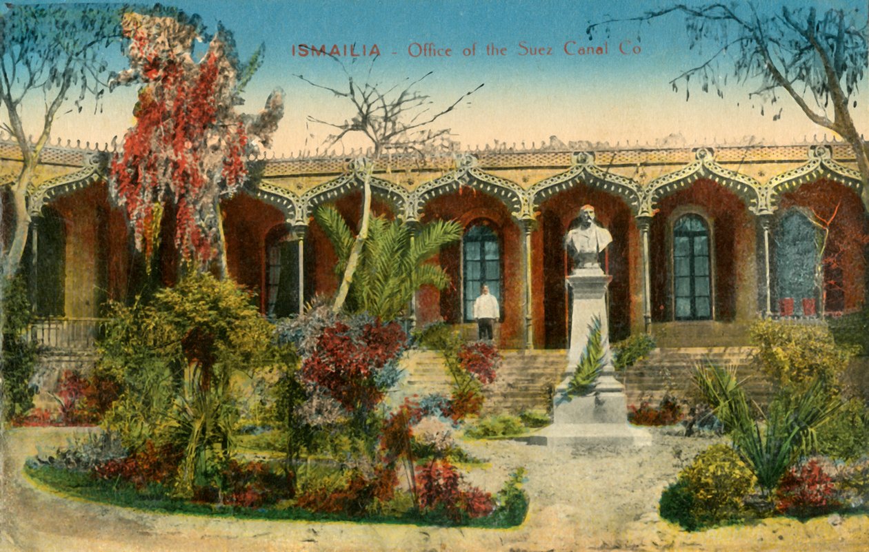 इस्माइलिया - स्वेज नहर कंपनी का कार्यालय, c1918-c1939। द्वारा अज्ञात