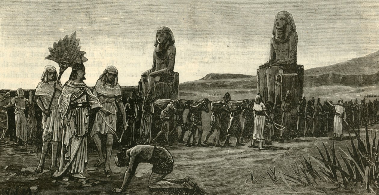 इज़राइली और उनके टास्कमास्टर्स, 1890। द्वारा अज्ञात