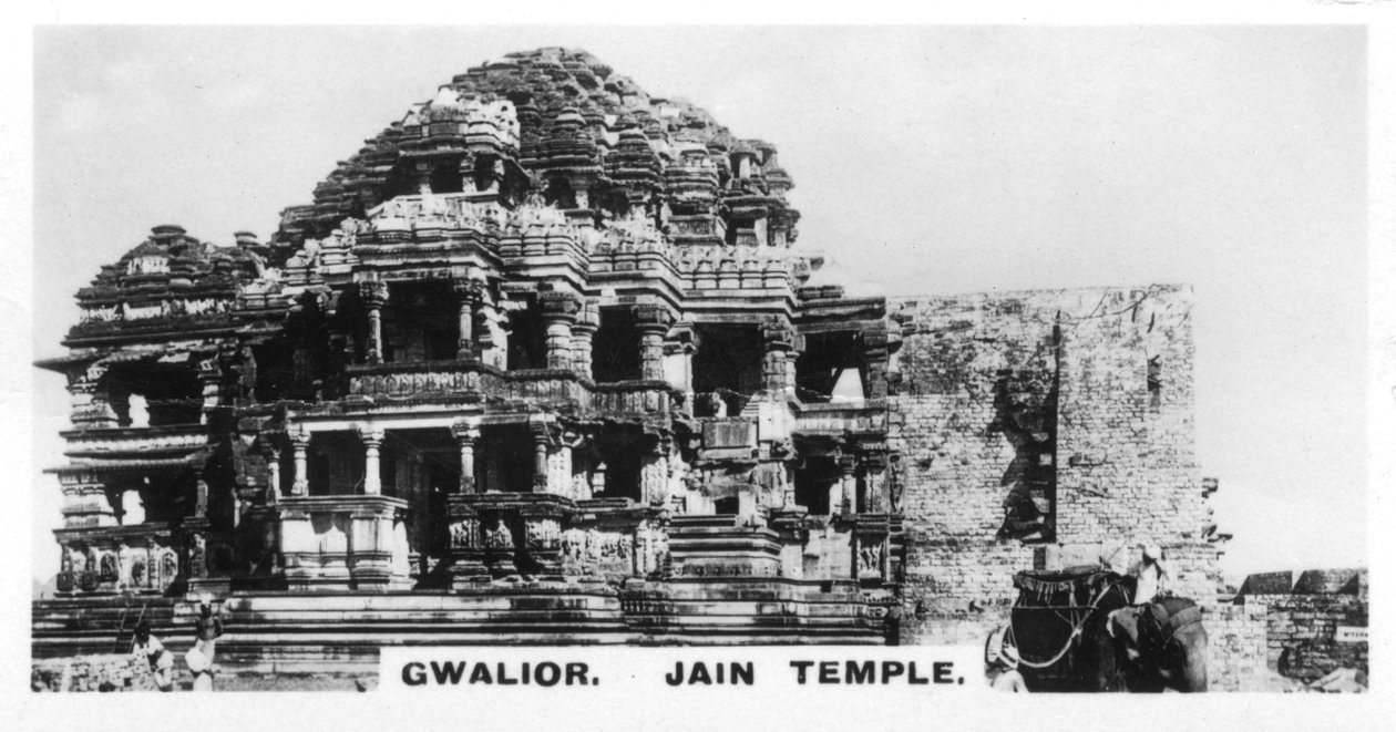 जैन मंदिर, ग्वालियर, भारत, c1925 द्वारा अज्ञात