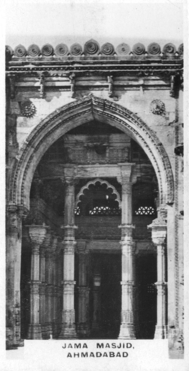 Jama Masjid, Ahmadabad, Gujarat, India, c1925 द्वारा अज्ञात