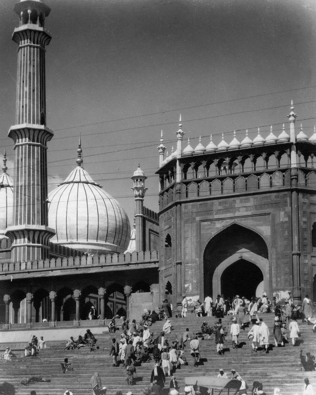 जामा मस्जिद, दिल्ली, भारत, 19 वीं सदी के अंत या 20 वीं सदी की शुरुआत में द्वारा अज्ञात
