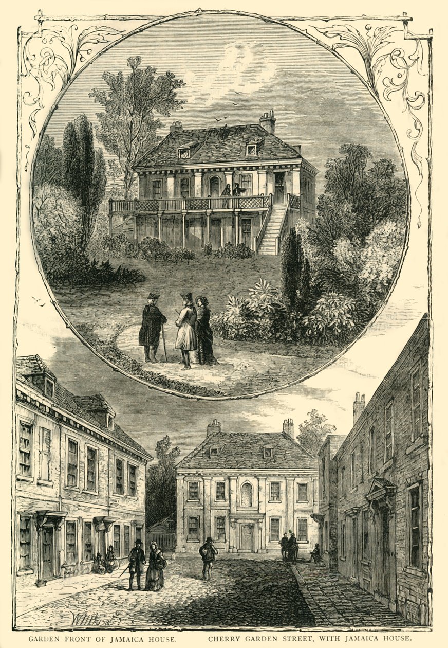 जमैका हाउस, 1826, सी 1878। द्वारा अज्ञात