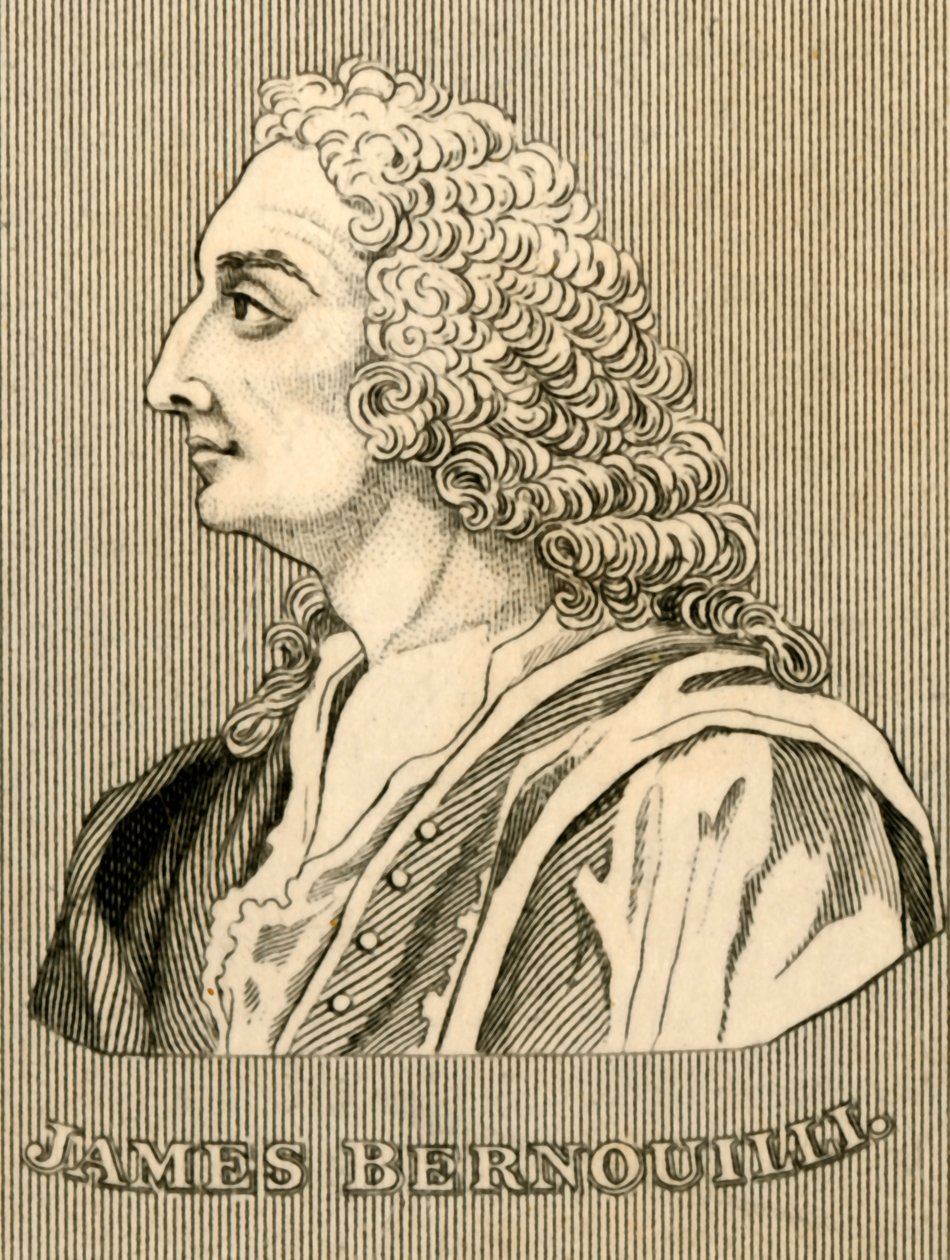 जेम्स बर्नौली, 1654-1705, 1830। द्वारा अज्ञात