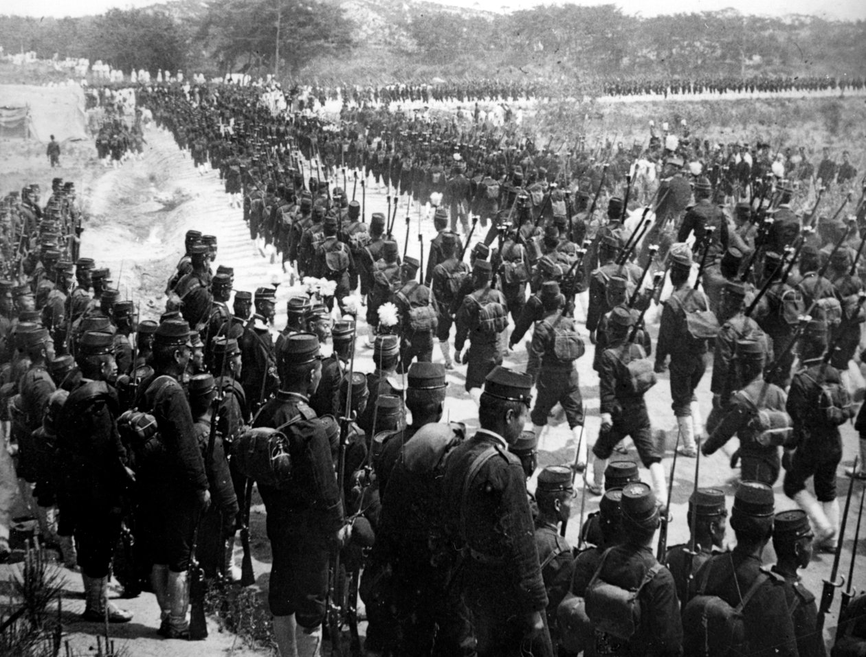 जापानी सैनिक, कोरिया, 1900 द्वारा अज्ञात